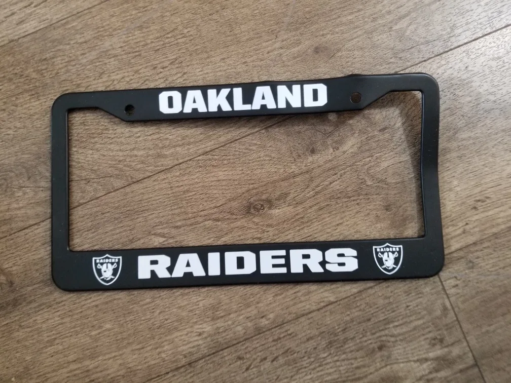 Oakland Raiders License Plate Frame