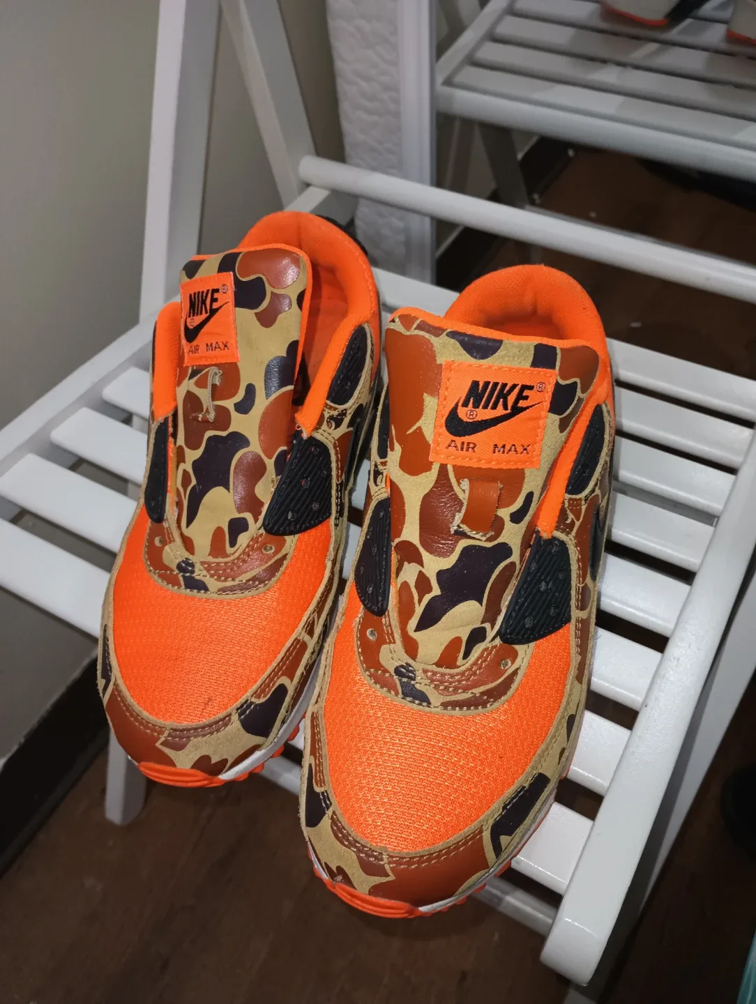 Nike Air Max 90 Camo Orange US 7.5 image indicator(2)