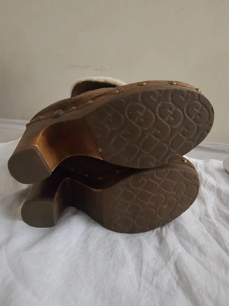 UGG Brown Suede Knee High Boots image indicator(6)