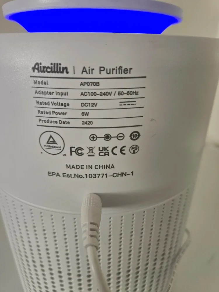 Aircillin Air Purifier image indicator(3)