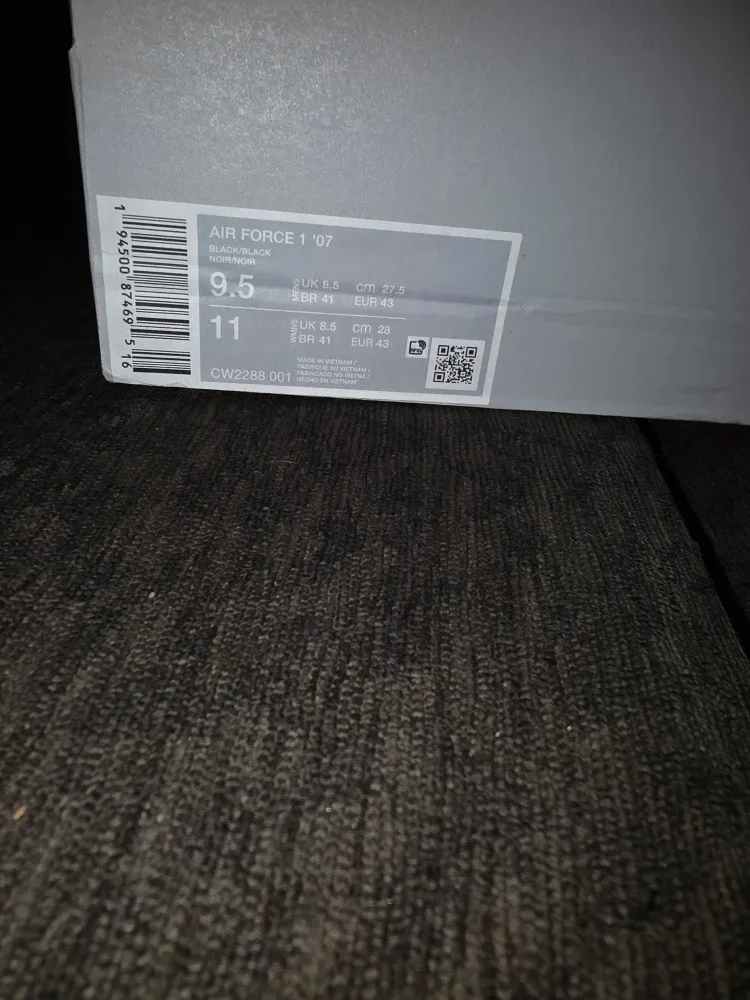 Nike Air Force 1 Low - Black image indicator(10)