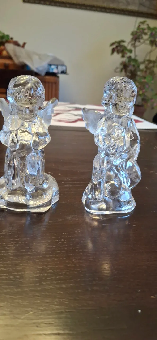 🥕Crystal Angel candle sticks - Set of 2 image indicator(2)