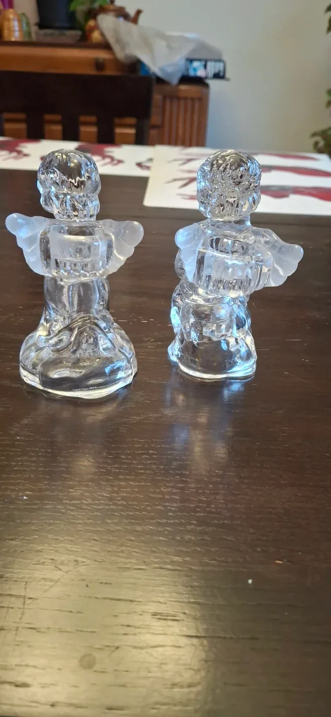 🥕Crystal Angel candle sticks - Set of 2 image indicator(3)