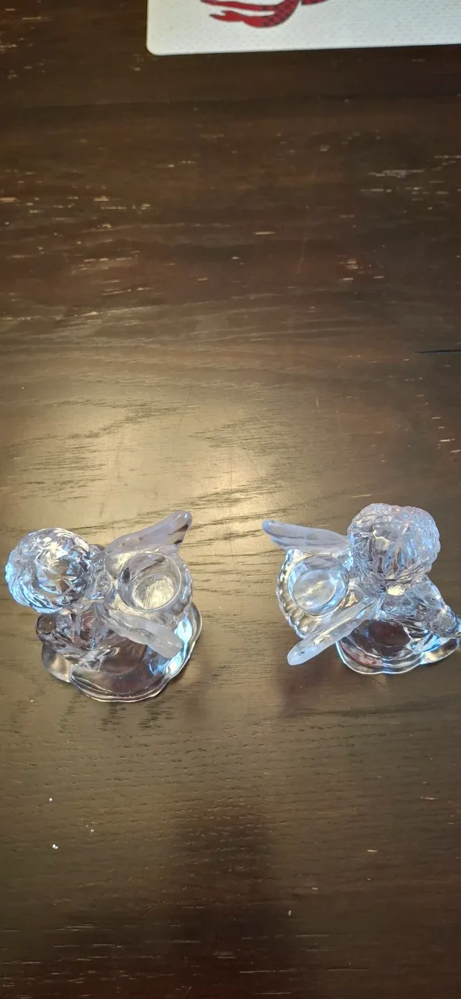 🥕Crystal Angel candle sticks - Set of 2 image indicator(4)