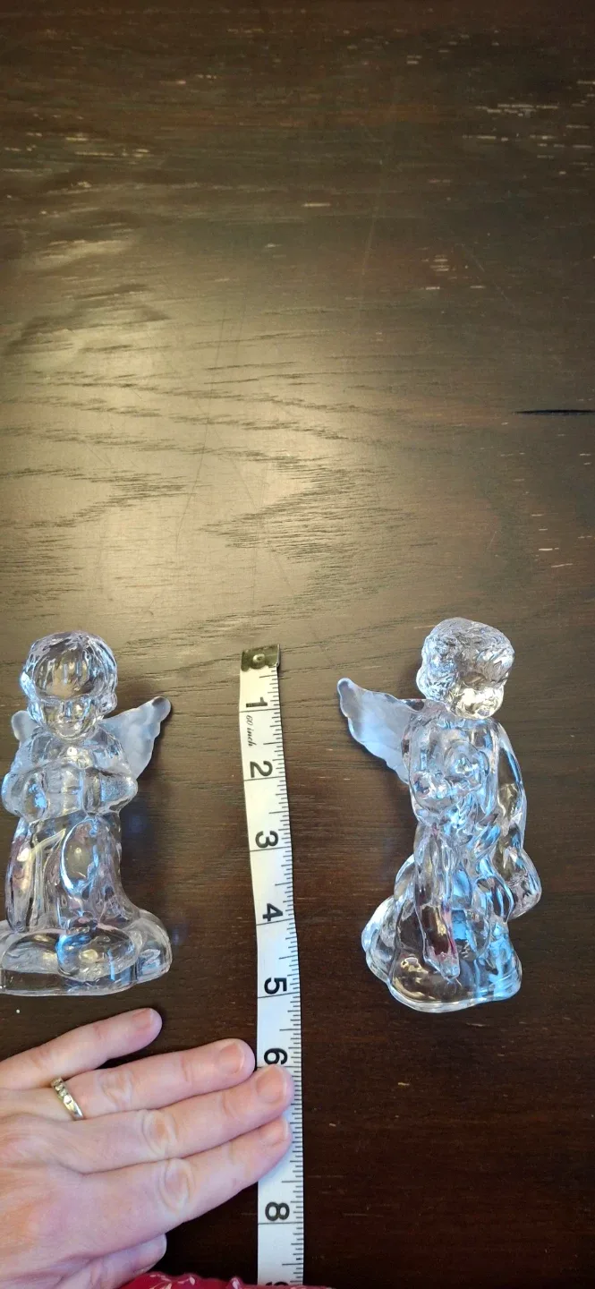🥕Crystal Angel candle sticks - Set of 2 image indicator(5)