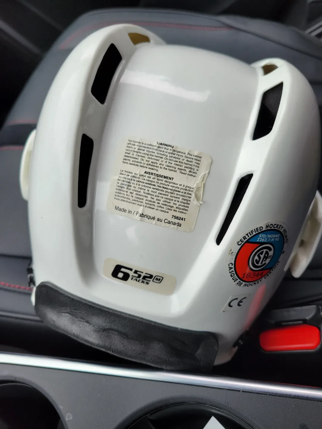 CCM hockey helmet youth/kids - 652 tacks image indicator(2)