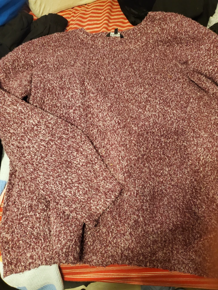 George XXL Sweater - Burgundy