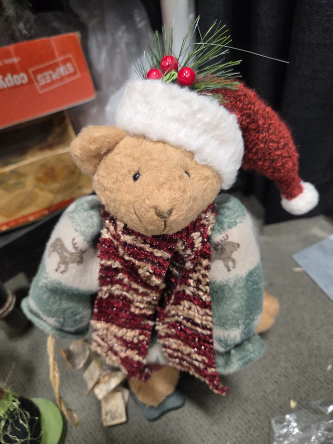 Christmas Bear & Snowman Figurines - photo 4