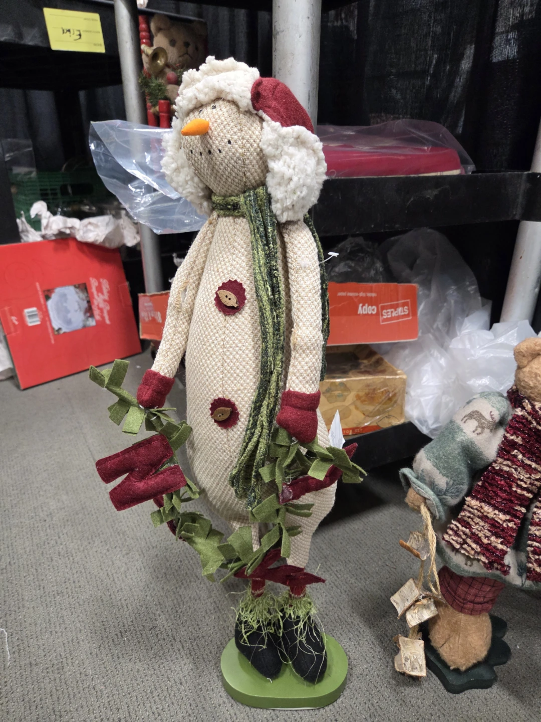 Christmas Bear & Snowman Figurines - photo 5