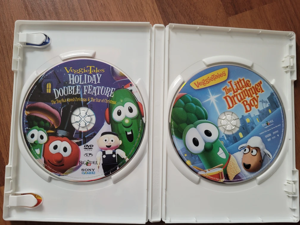 VeggieTales Holiday DVDs - photo 2