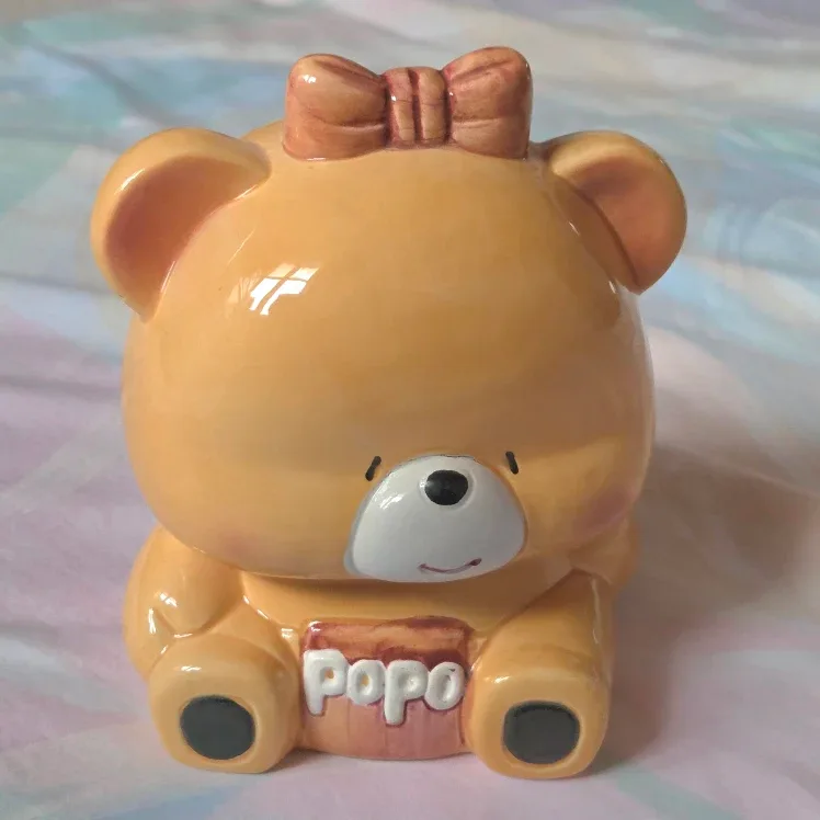 Cute Bear Coin Bank