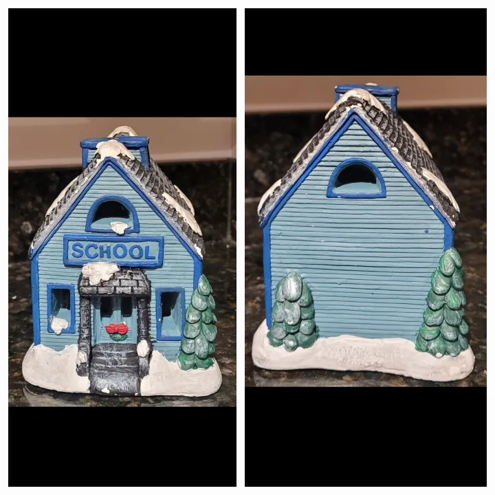 Ceramic Christmas Village Lot (11 items) image indicator(3)