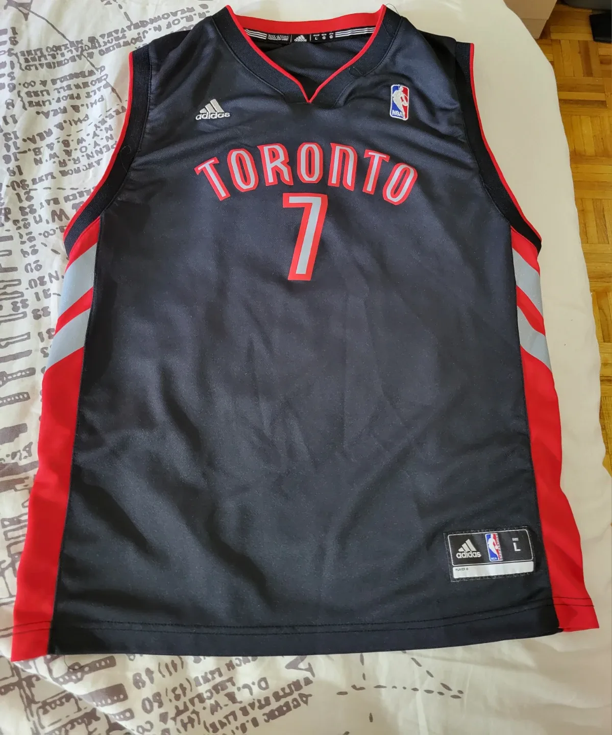 Toronto Raptors #7 Jersey - Youth Large thumbnail