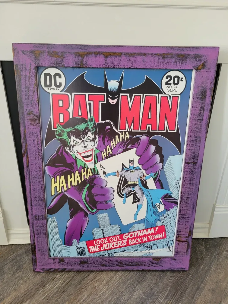 Batman Comic Framed Wall Art