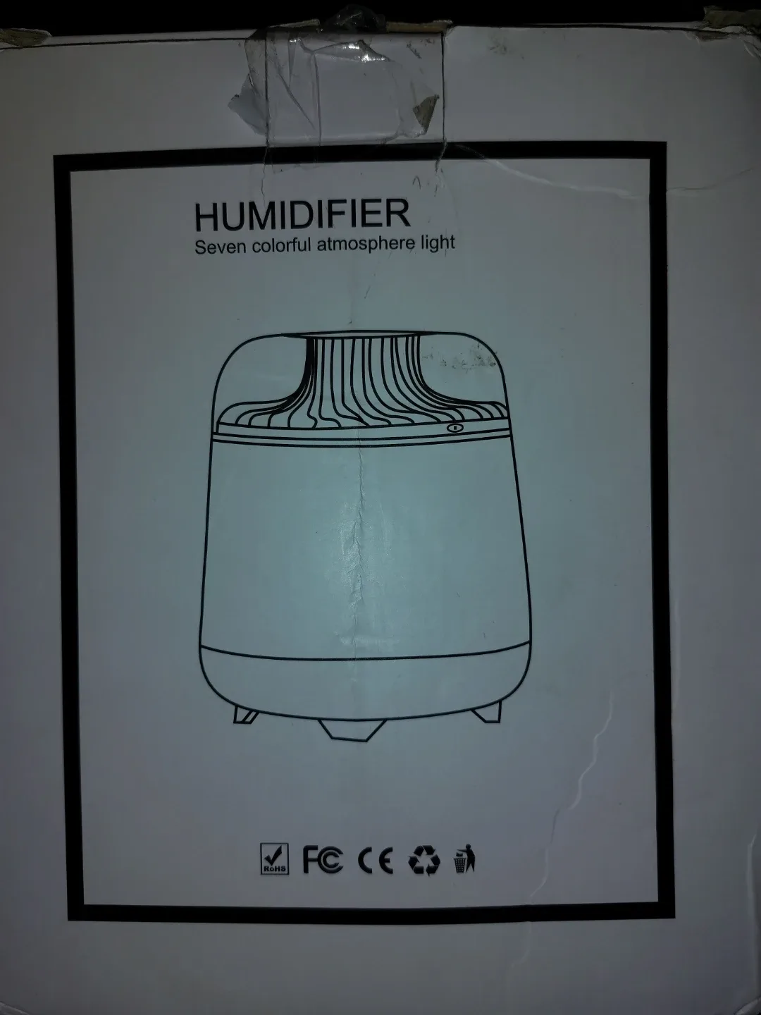 Humidifier with Seven Colourful Atmosphere Light image indicator(2)