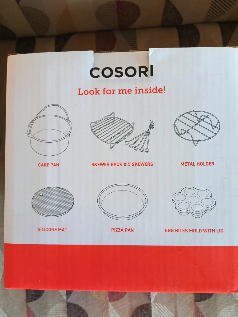 Cosori 5.8-Quart Air Fryer Accessories - New in Box! - photo 2