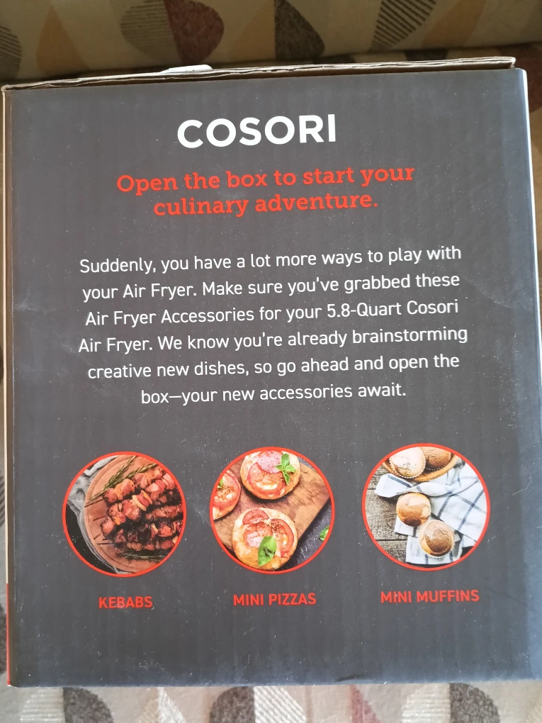Cosori 5.8-Quart Air Fryer Accessories - New in Box! - photo 3