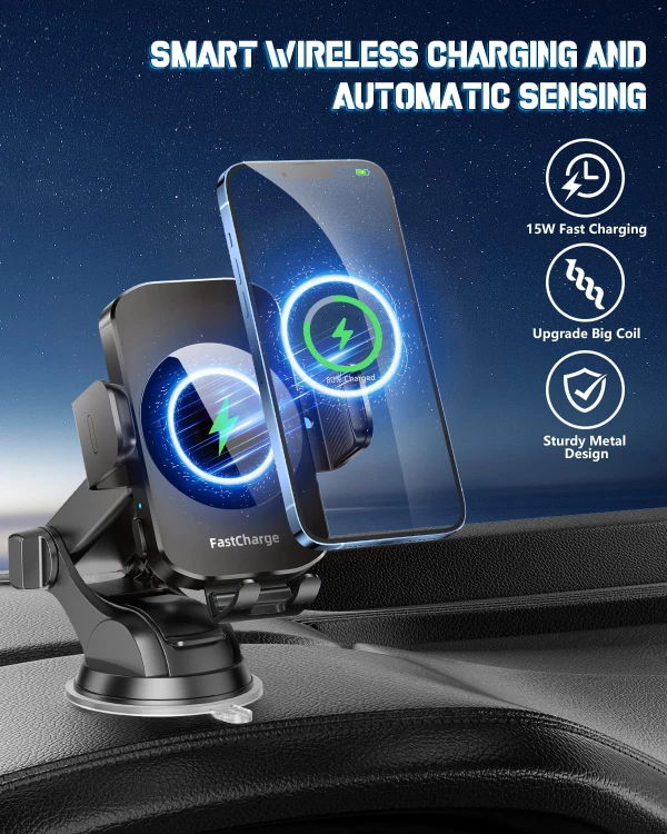 NEW Fast Wireless Car Charger - photo 3