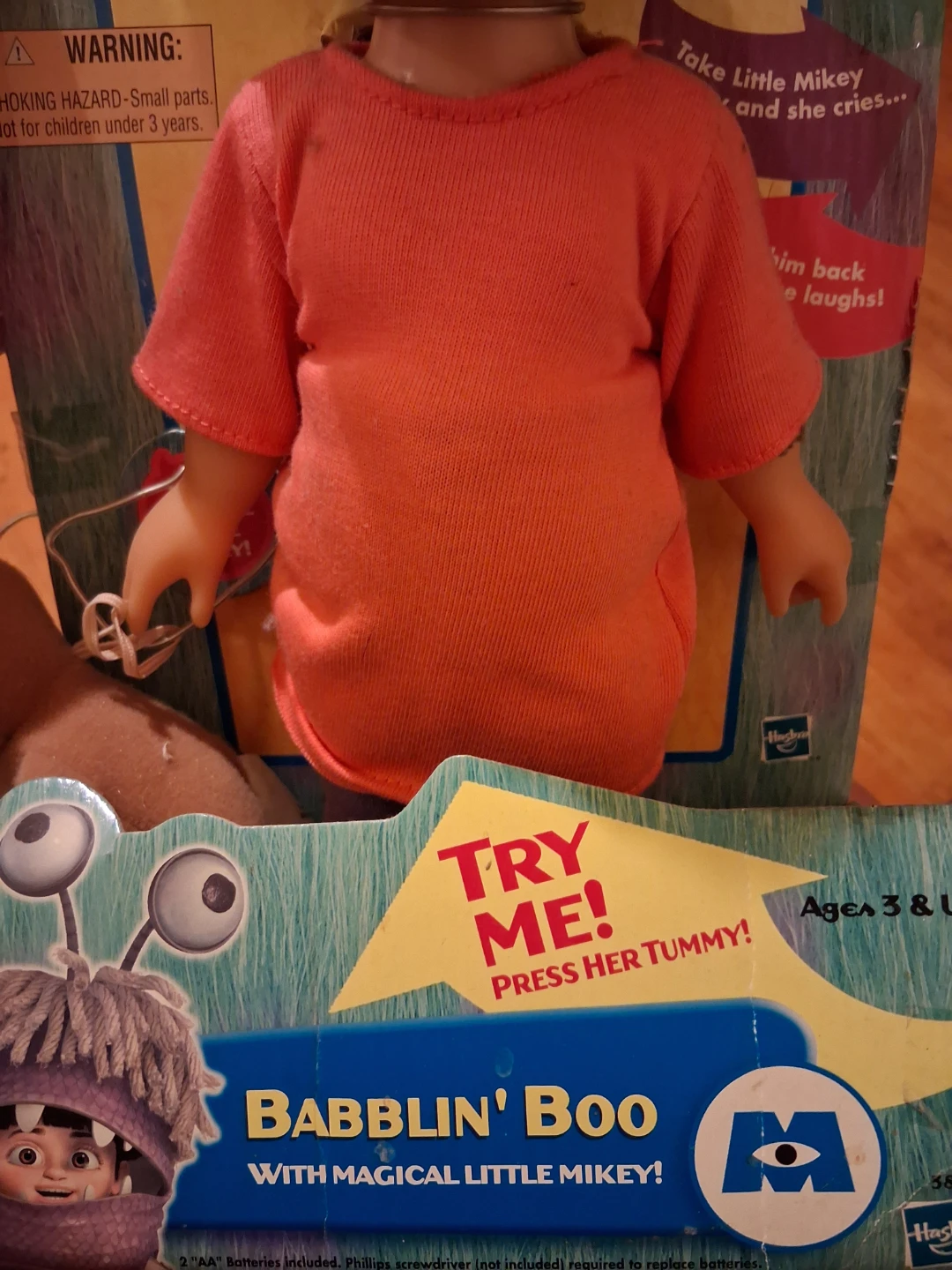 Hasbro Babblin' Boo Doll w/ Magical Little Mikey - photo 3