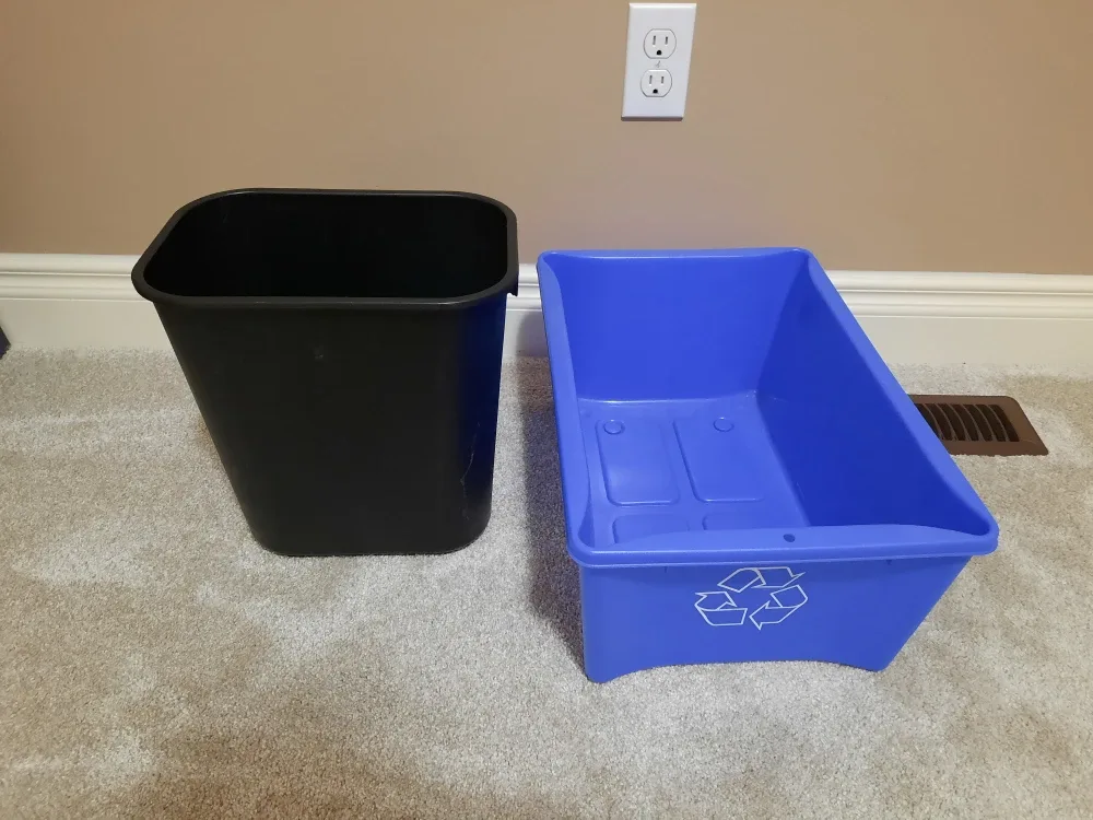 Waste and recycle bin