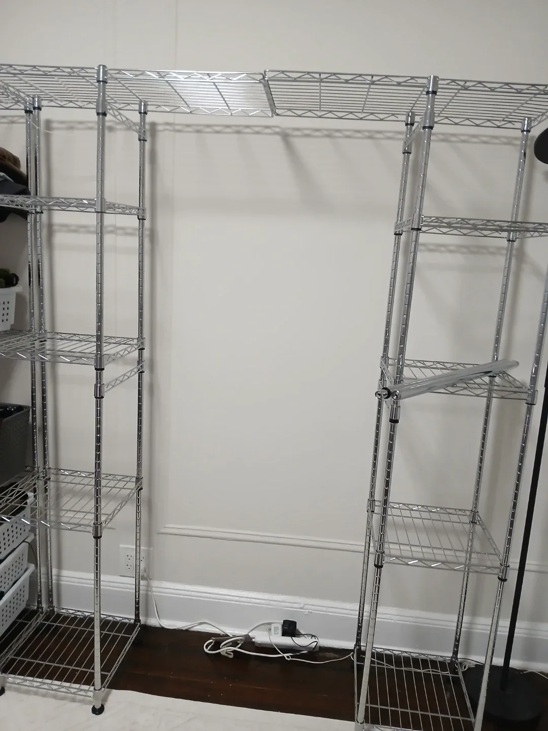 Amazon Basics Hanging Storage Organizer, Chrome image indicator(2)