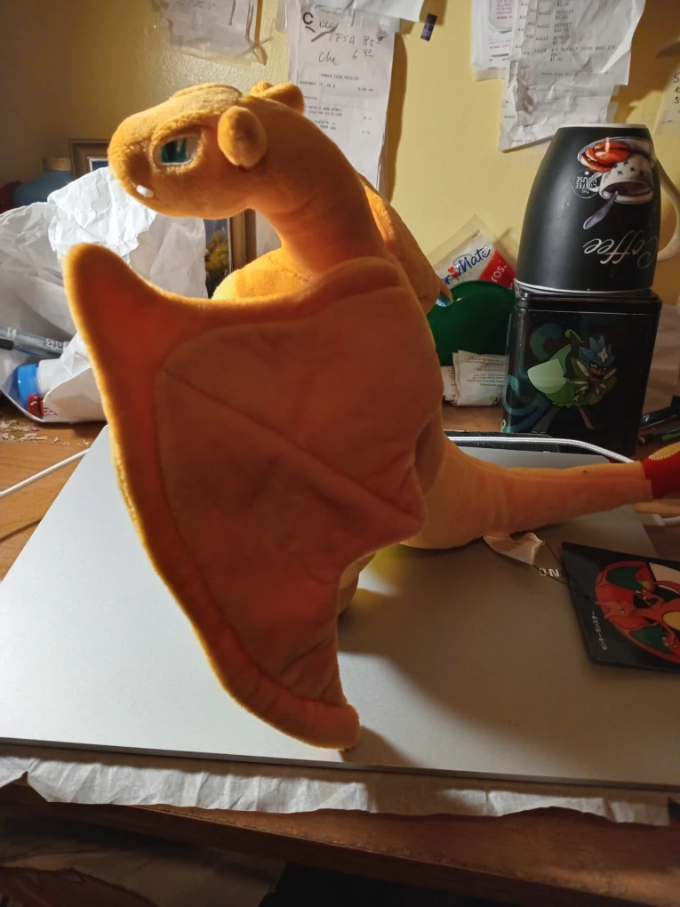 Stuffed Animal: Small Charizard Plush Toy - photo 5