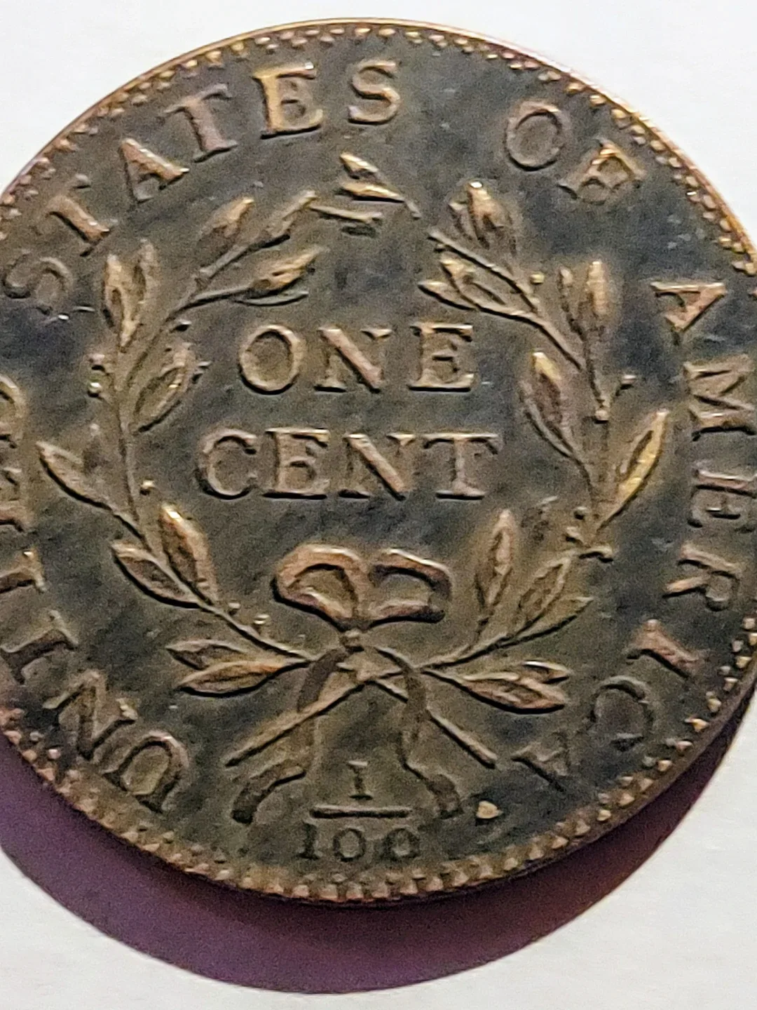 RARE  US UNCERTIFIED RESTRIKE 1X1 OLD COIN (1794) image indicator(8)