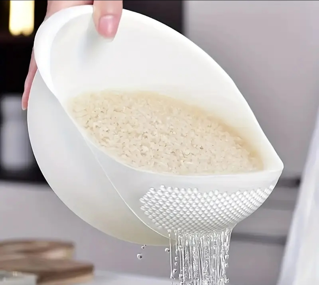 Rice- Fruit Washing Bowl with Drainer Basket - photo 4