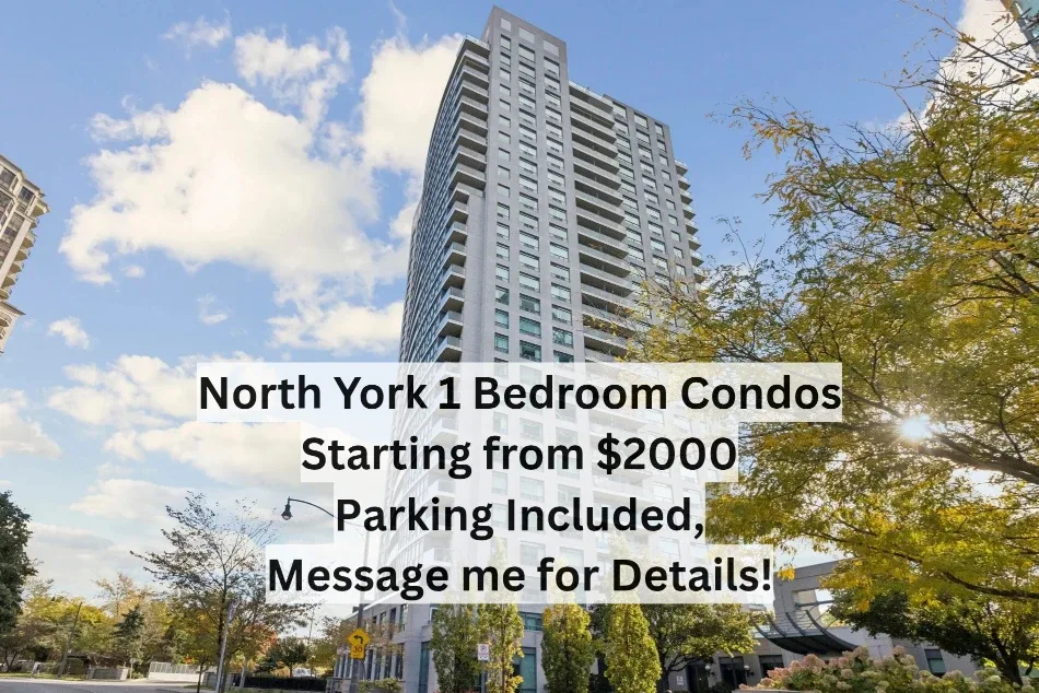 One Bedroom Condos in North York Starting from $2000