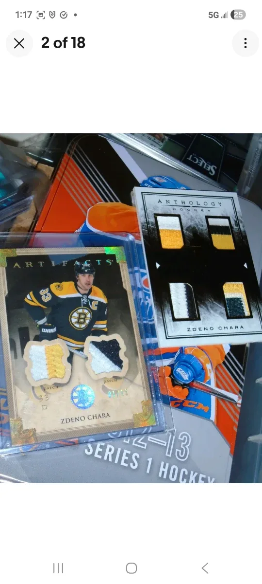 Zdeno Chara Upper Deck/Panini/Artifacts/Anthology Hockey Cards
