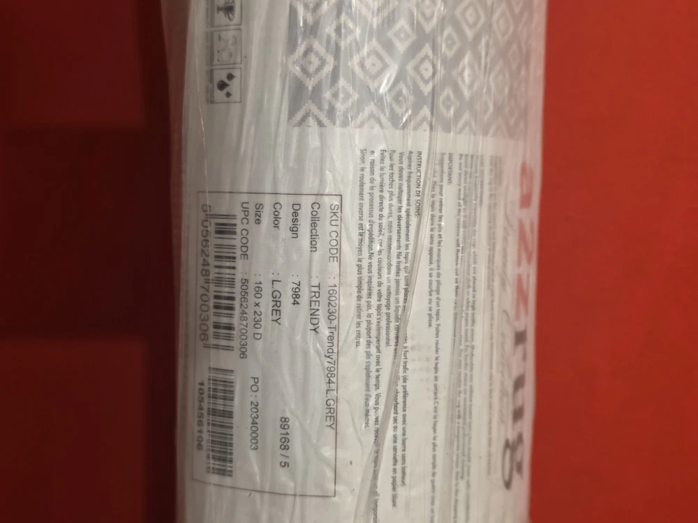 Azzrug Trendy Collection L.Grey Rug (48") - photo 3