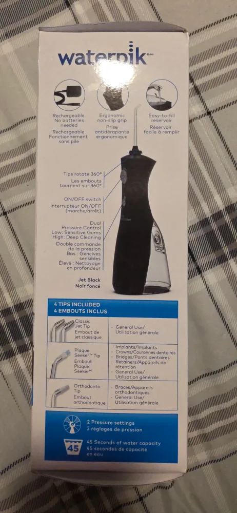 Waterpik Cordless Plus Water Flosser - Jet Black image indicator(4)