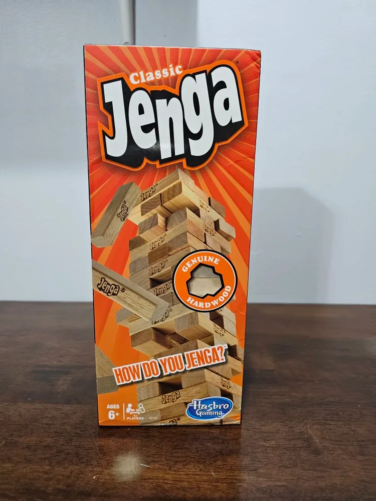 NEW Classic Jenga Game by Hasbro Gaming
