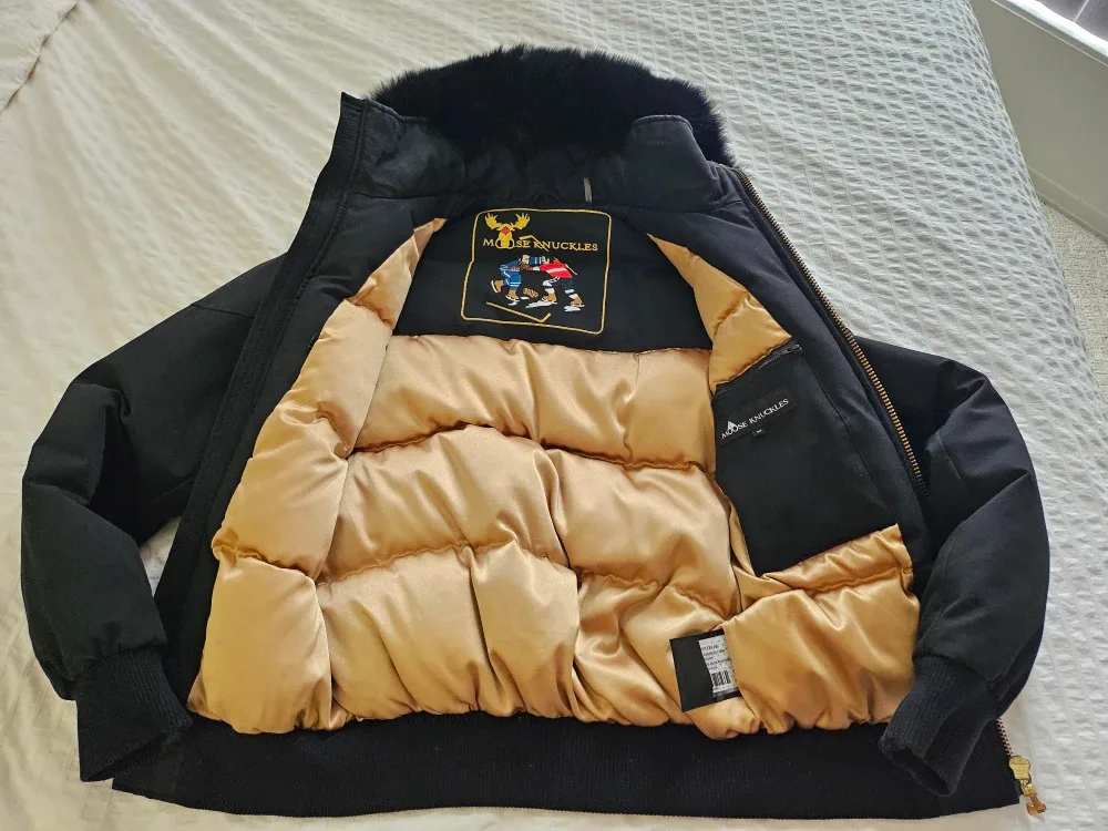 Moose Knuckles Bomber Jacket - Size S image indicator(2)