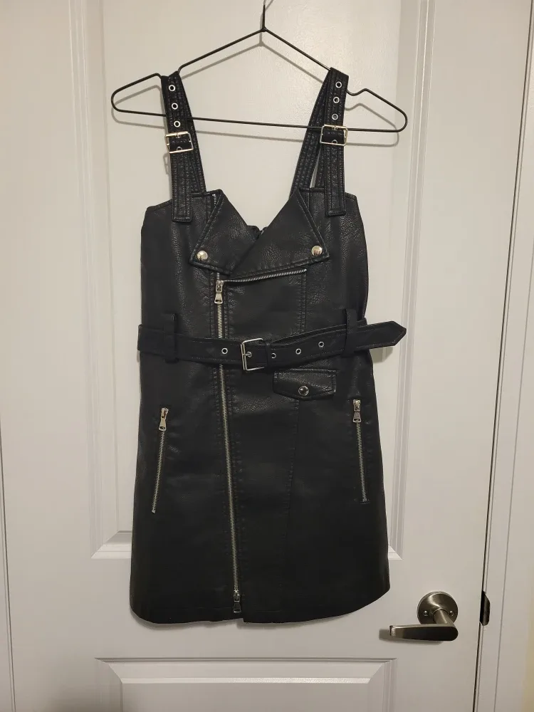 Little Mini Leather Dress (New)
