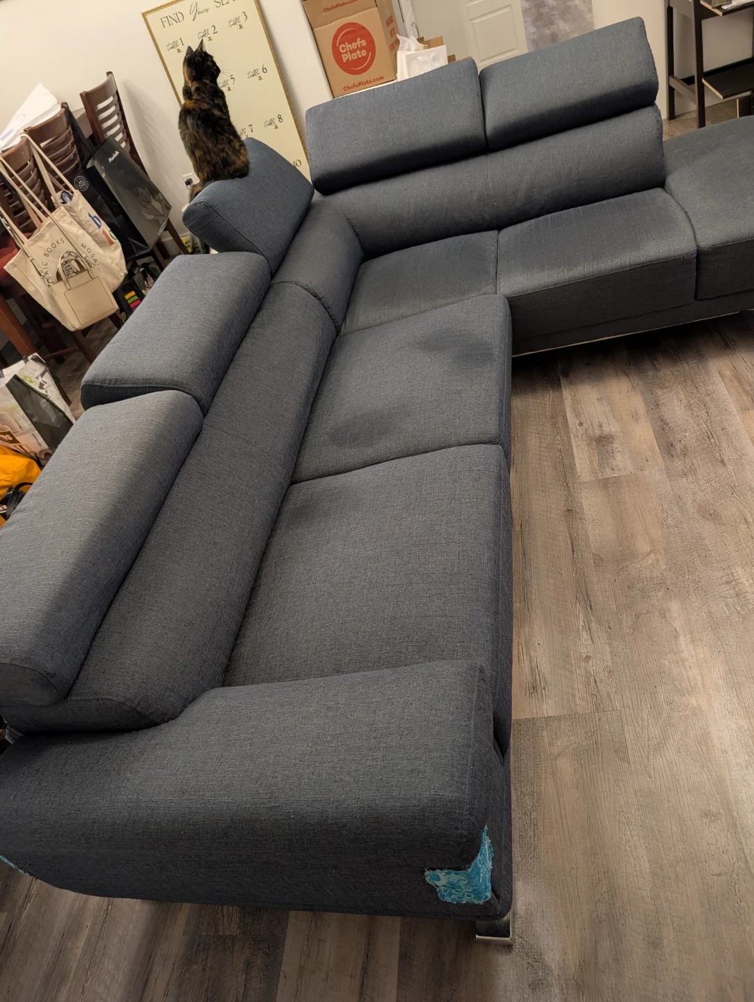 Sectional Couch with Adjustable Backrests - photo 2