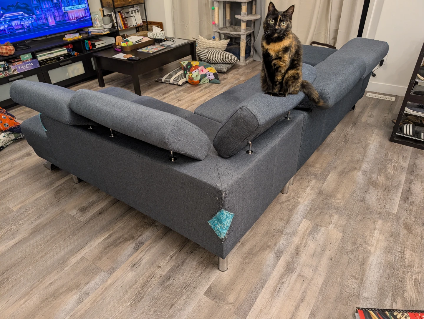 Sectional Couch with Adjustable Backrests - photo 4