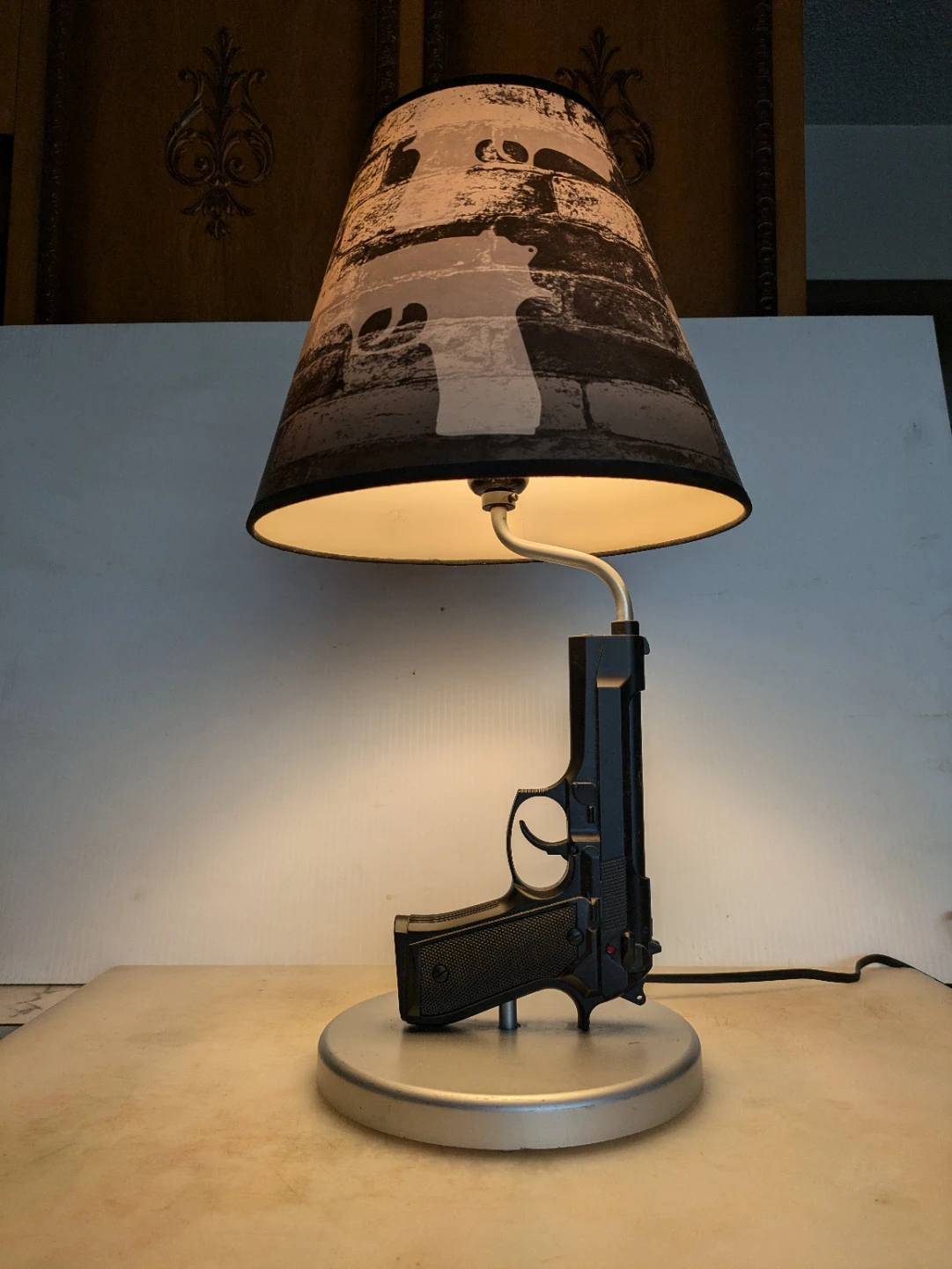 Gun Table Lamp