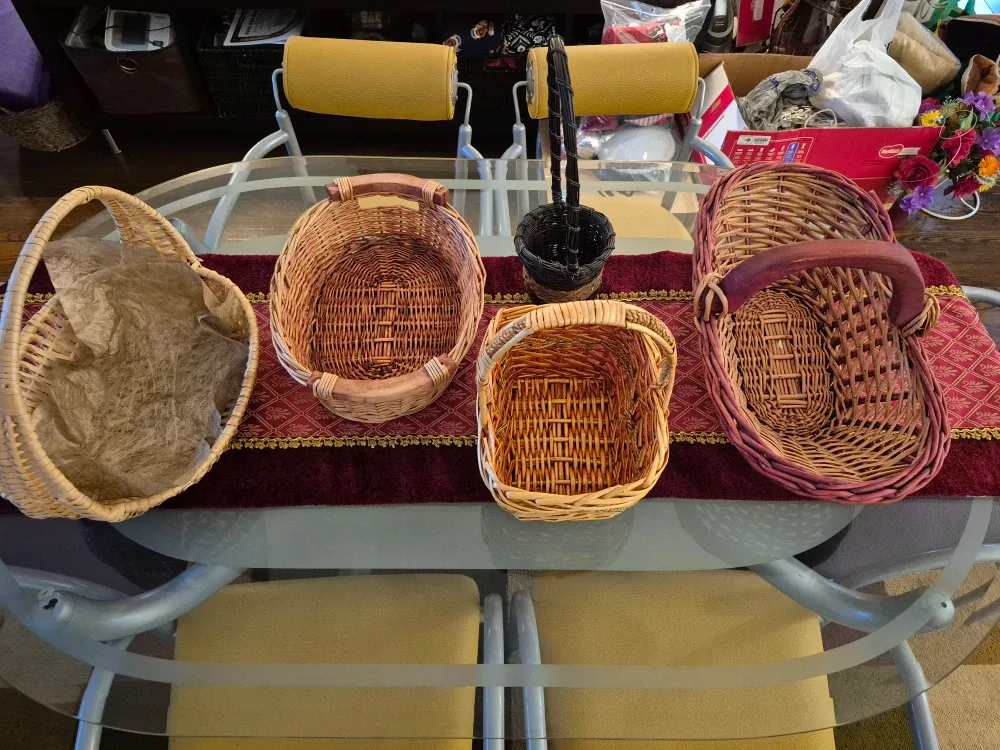 Wicker Baskets - Variety of Shapes & Sizes