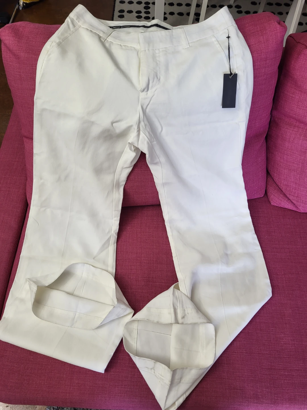 David Bitton White Pants - Size 6