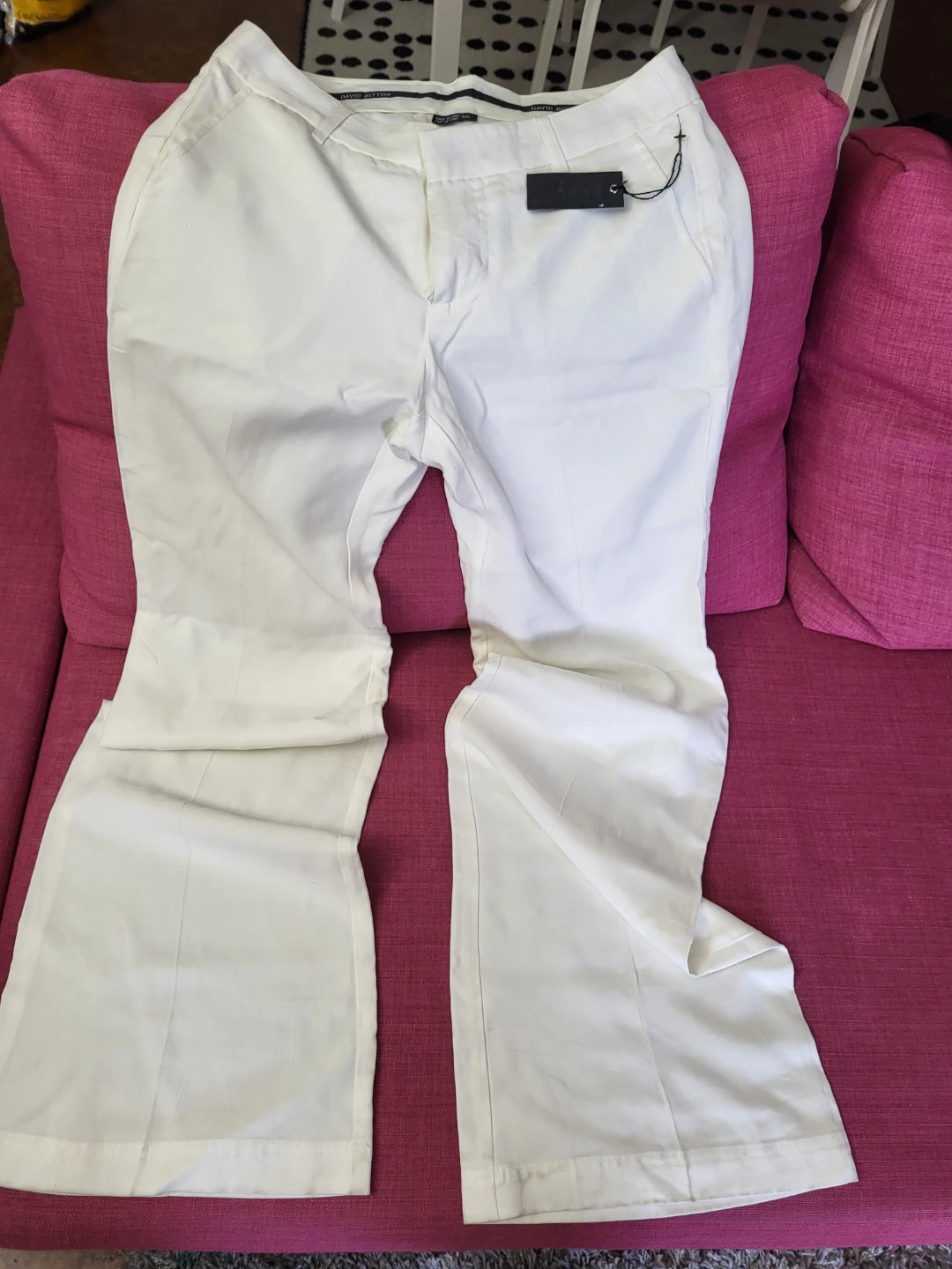David Bitton White Pants - Size 6 - photo 3