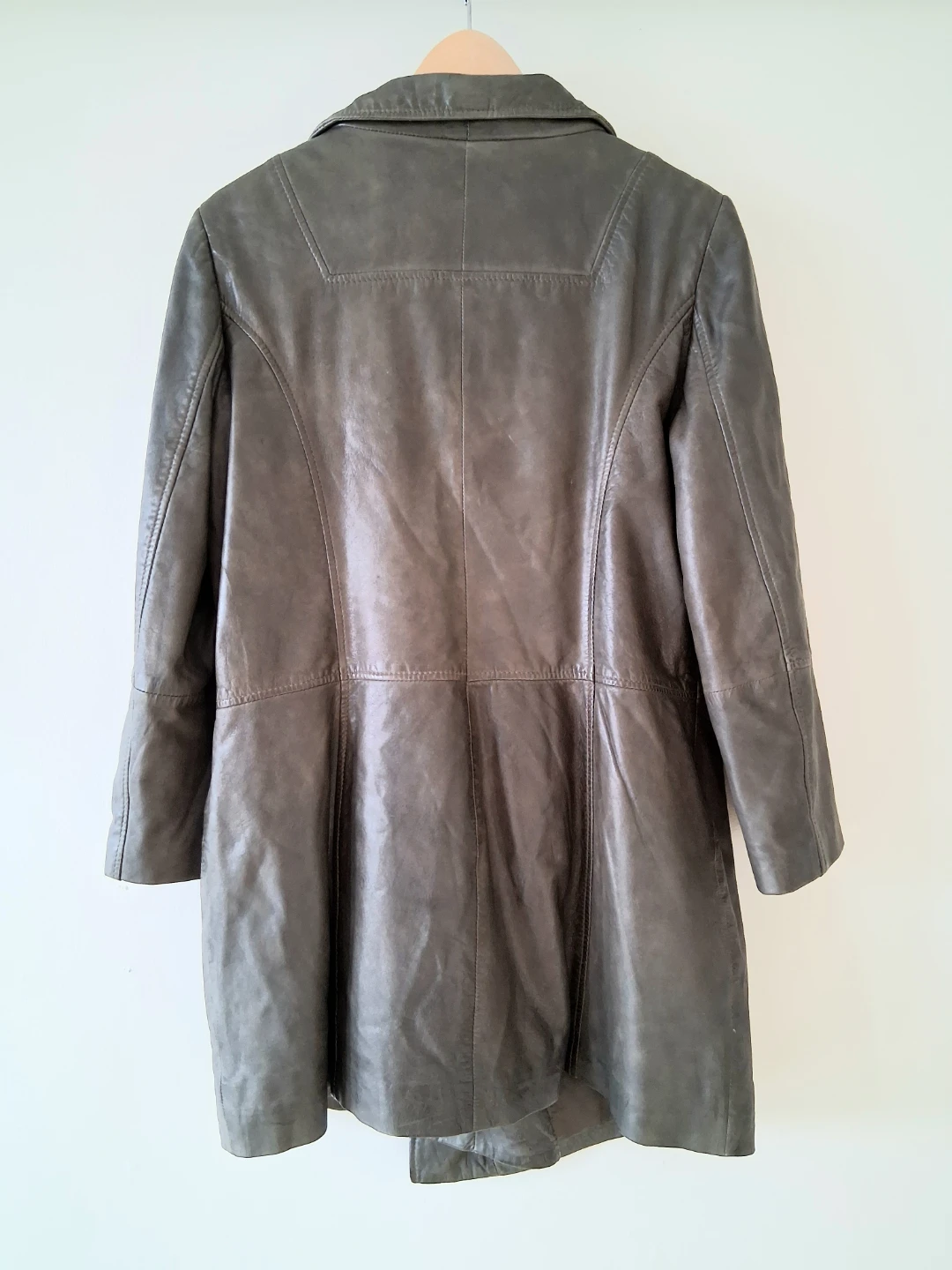 Daniel Genuine Leather Coat Sz M - photo 3