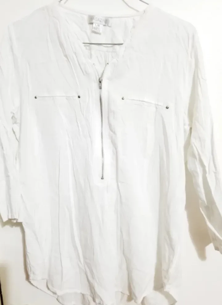 Magazine White Blouse - Size L image indicator(3)