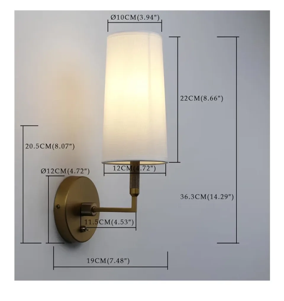 Phansthy Brass Wall Sconce Lighting (Set of 2) image indicator(7)