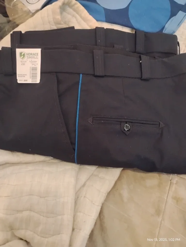 Horace Small Black Pants - 42R Waist