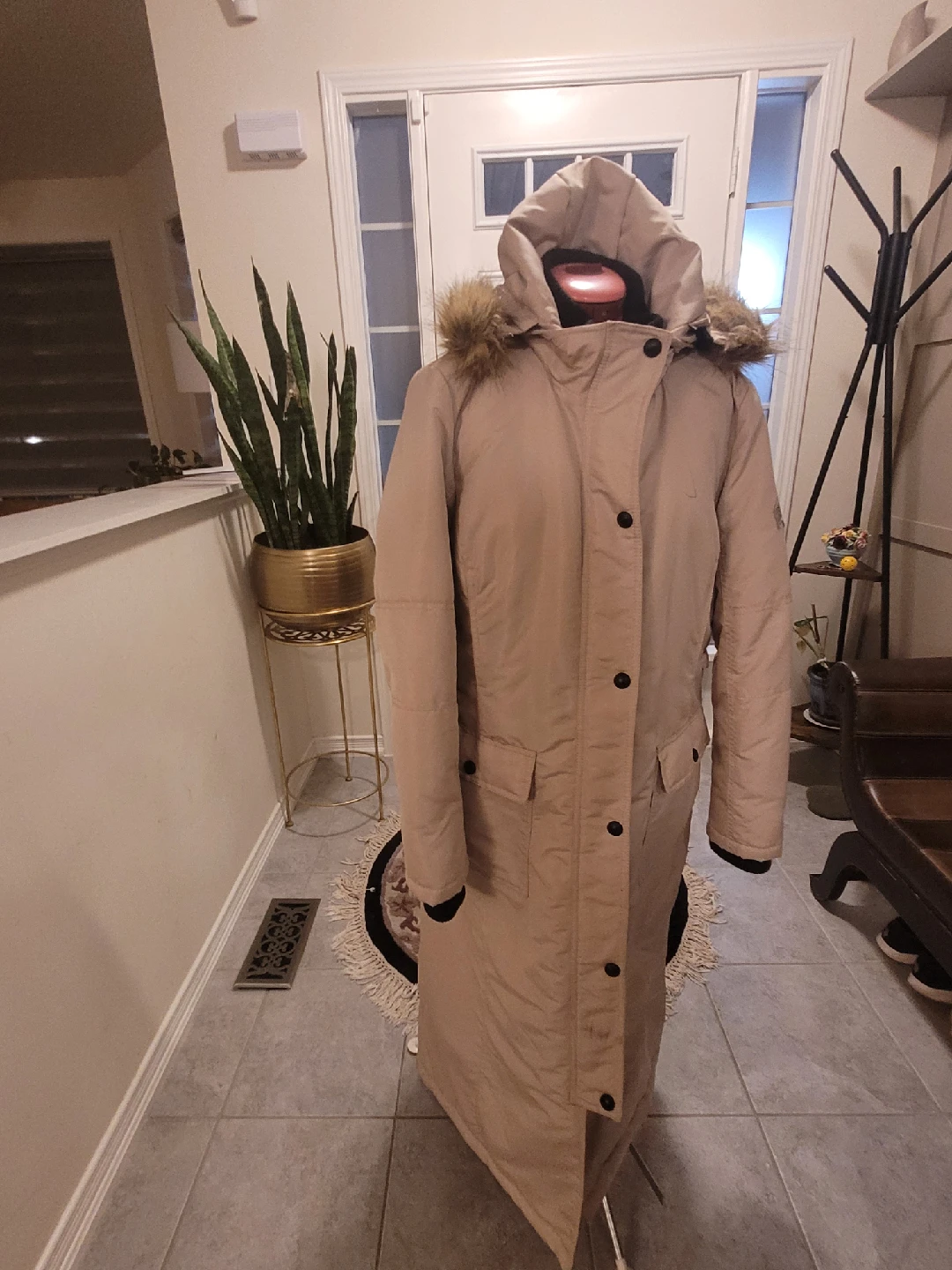 Heater Canes Long Puffer Coat