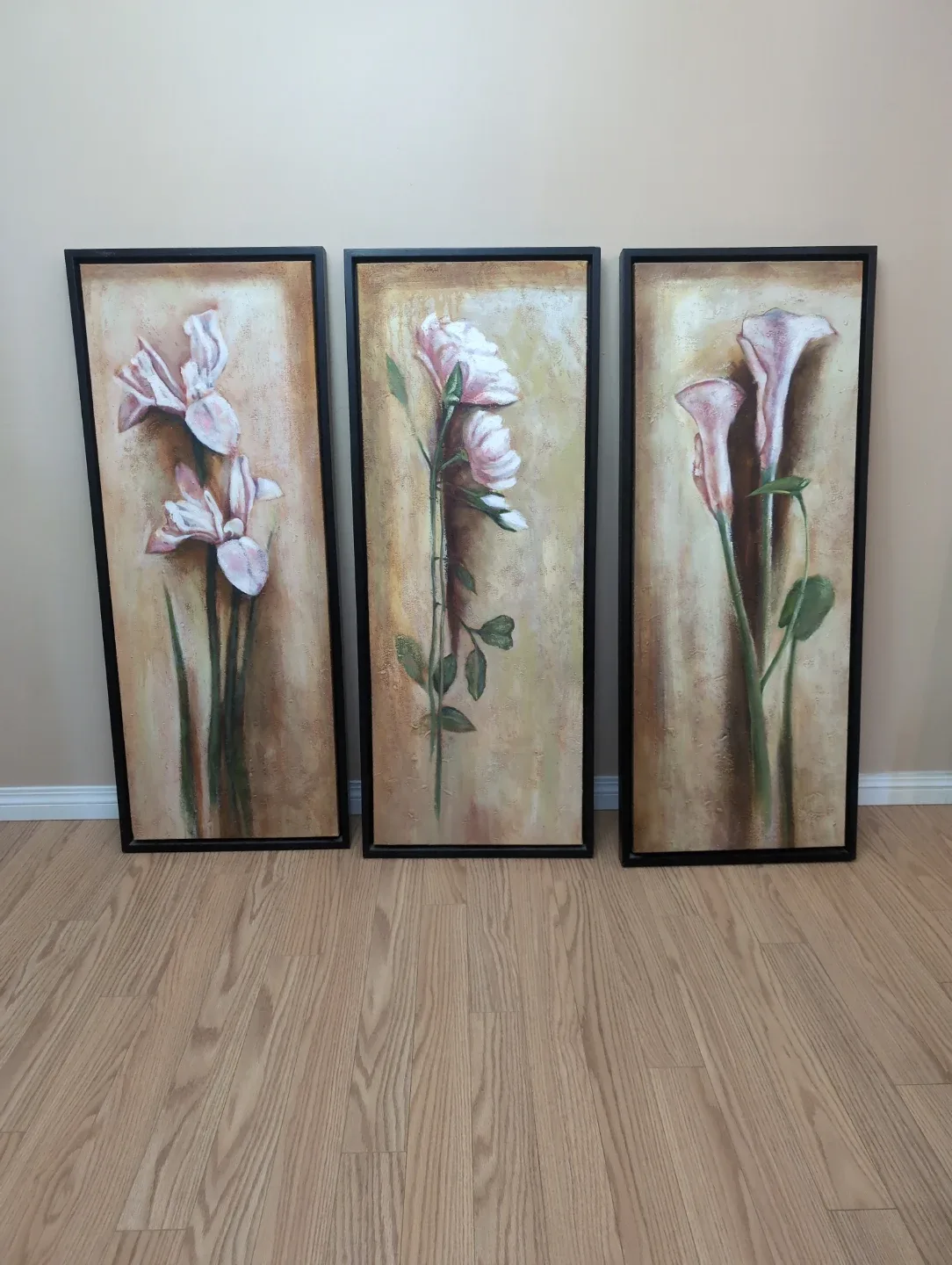 Floral Print Wall Art - Set of 3