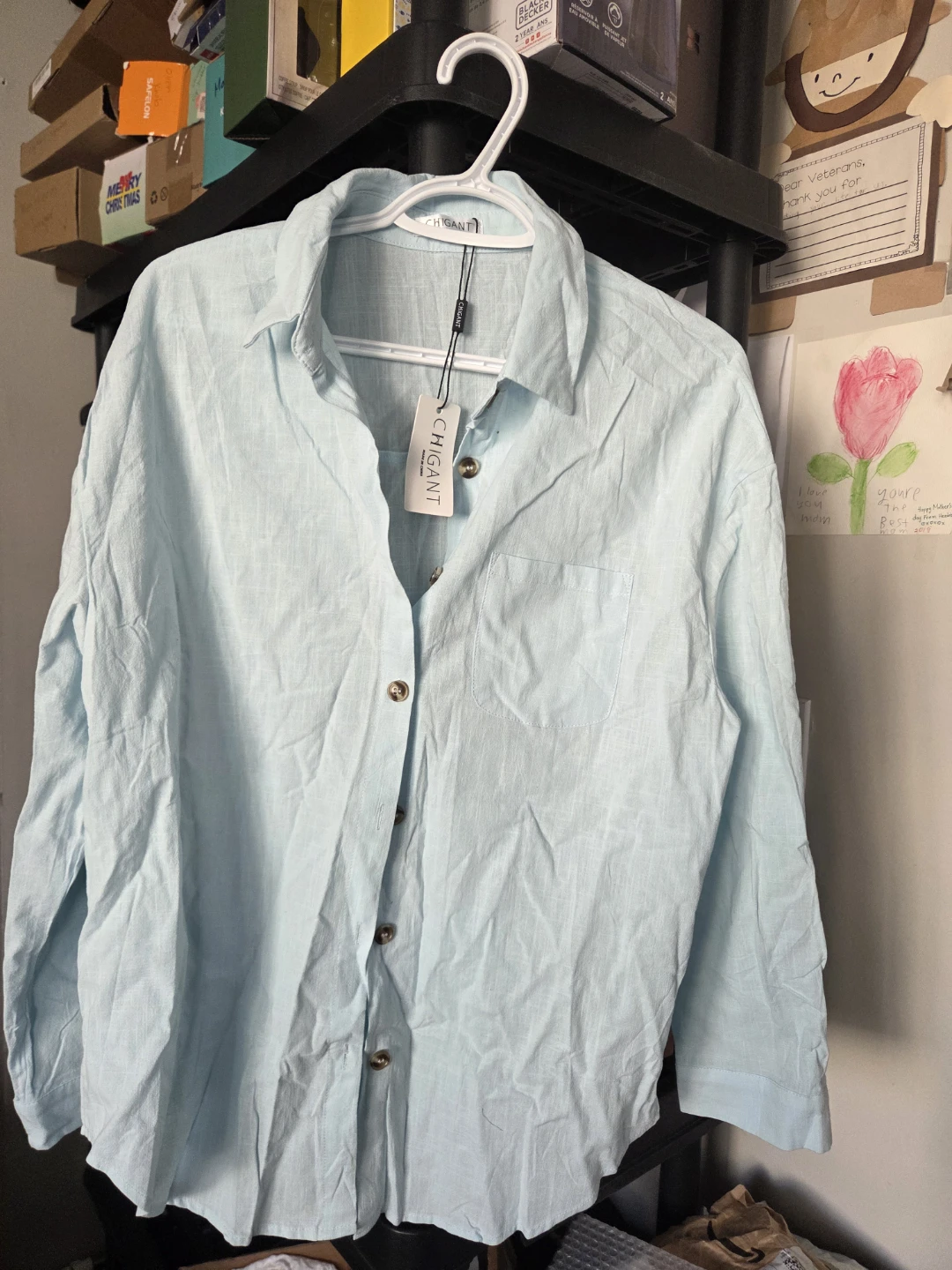 Brand New Mens Casual Long Sleeve Buttons Shirts - photo 4