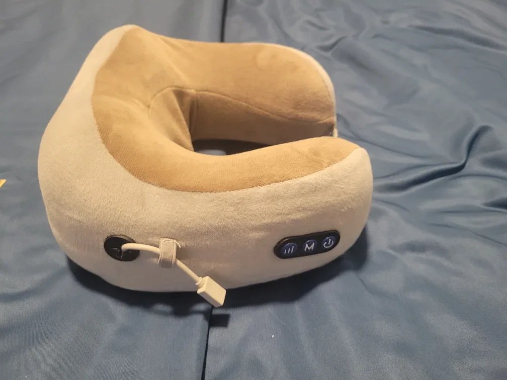 Massage Neck Pillow, Beige