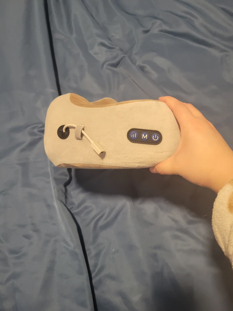 Massage Neck Pillow, Beige - photo 2